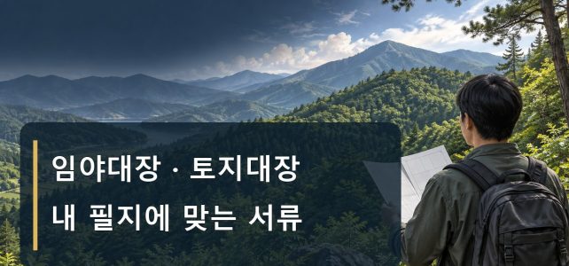임야대장과 토지대장, 내 필지에는 무엇이 맞을까